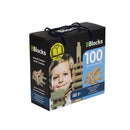 BBlocks Bouwplankjes Blank, 100dlg.