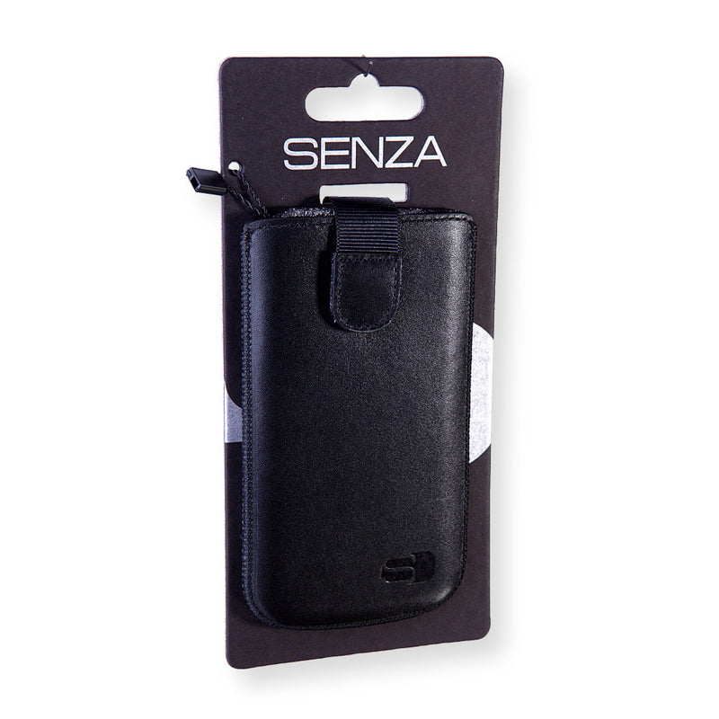 Senza 3994206003 L Slidecase Leer Zwart