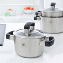 BK Conical Cool Pannenset 4-delig RVS/Glas