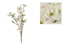 Countryfield Kunstbloem Dogwood tak Fiona M wit 74cm