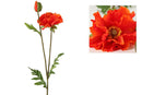 Countryfield Kunstbloem Papaver Vere oranje 64cm