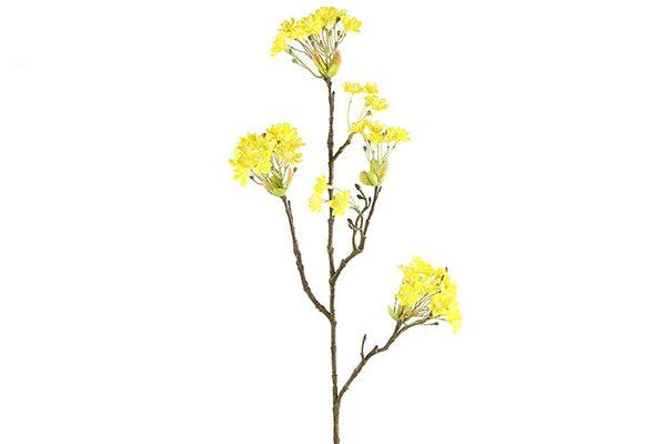 Countryfield Kunstbloem Cornus Mas S geel 70cm