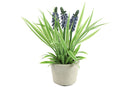 Countryfield Kunstbloem in potje Muscari blauw 21cm