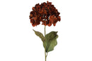Countryfield Kunstbloem Hydrangea rood 73cm