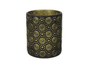 Countryfield Theelichth ro Hailey M zwart/goud 10cm