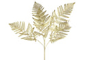 Countryfield Kunstbloem Leder blad goud 86cm