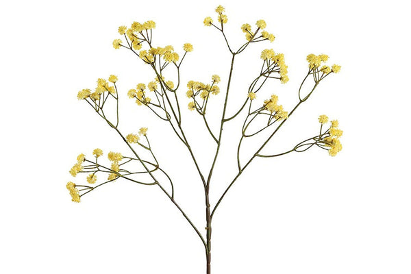 Countryfield Kunstbloem Gypsophila geel 62cm