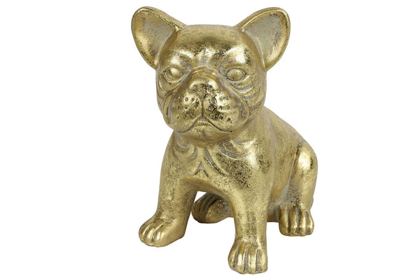 Countryfield Dog zittend Pugsy goud 18cm