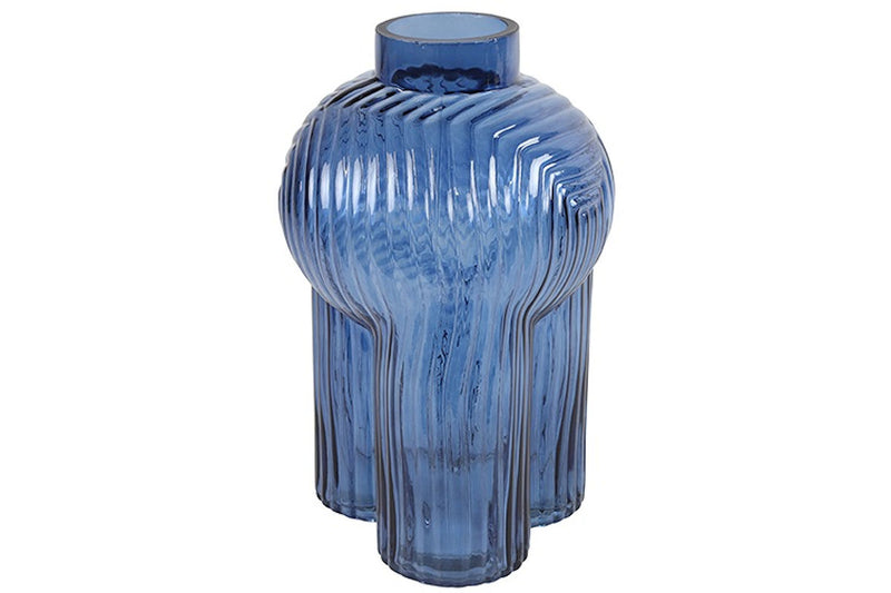 Countryfield Countryfield Vaas ro Ledger L d.blauw 30cm