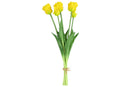 Countryfield Kunstbloem Tulipa (parkiet) boeket geel 40cm