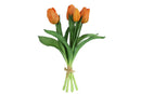 Countryfield Kunstbloem Tulipa boeket oranje 28cm