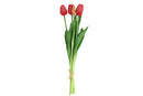 Countryfield Kunstbloem Tulipa boeket fuchsia 41cm