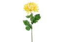 Countryfield Kunstbloem Chrysanthemum geel 75cm