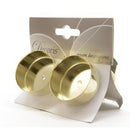 Theelichthouder 4.20cmx7.50cm 4 stuks - Goud