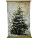 Lumineo Kerstboom Wandkleed met 24 LED Lampjes 55X82 cm