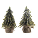 Everlands Kerstboom 20 cm Kunststof/Jute