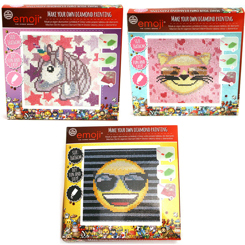 Emoji Diamond Painting Assorti