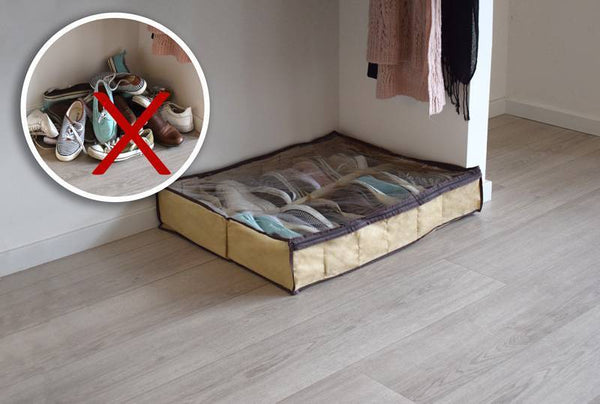 Schoenen organizer - max. 12 paar schoenen - 67x55x10cm