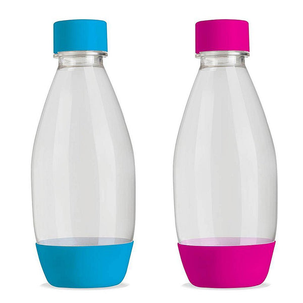Sodastream Fuse Duo Flessen 0.5L 2 stuks Roze en Blauw