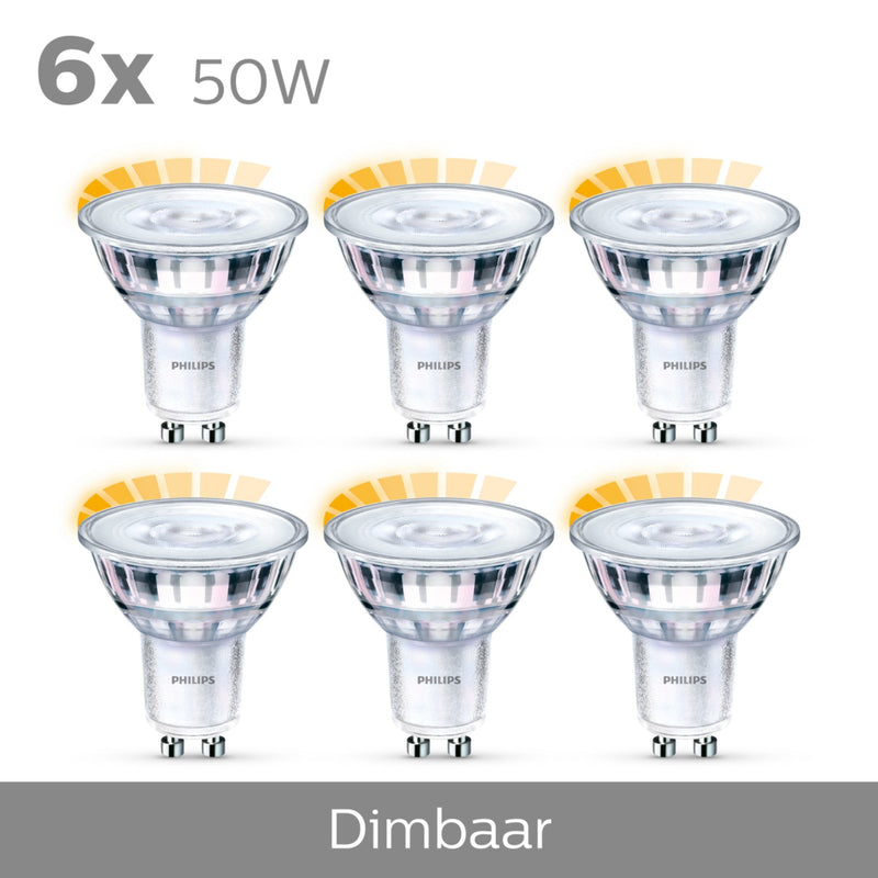 Philips Ledlamp 6 Stuks C90 36d Wgd 50w Gu10