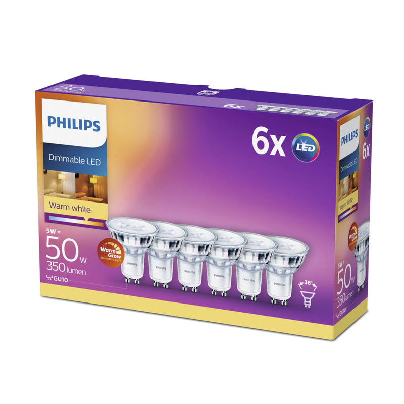 Philips Ledlamp 6 Stuks C90 36d Wgd 50w Gu10