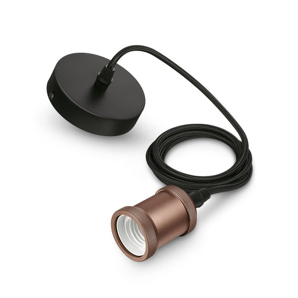 Philips CORD/VIN/E27 Vintage-Snoer Zwart, Brons