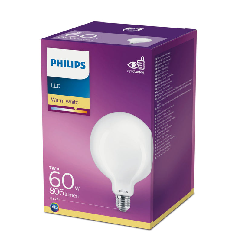 Philips Led Classic 60w E27 Ww G120 Fr Nd Srt4 Verlichting