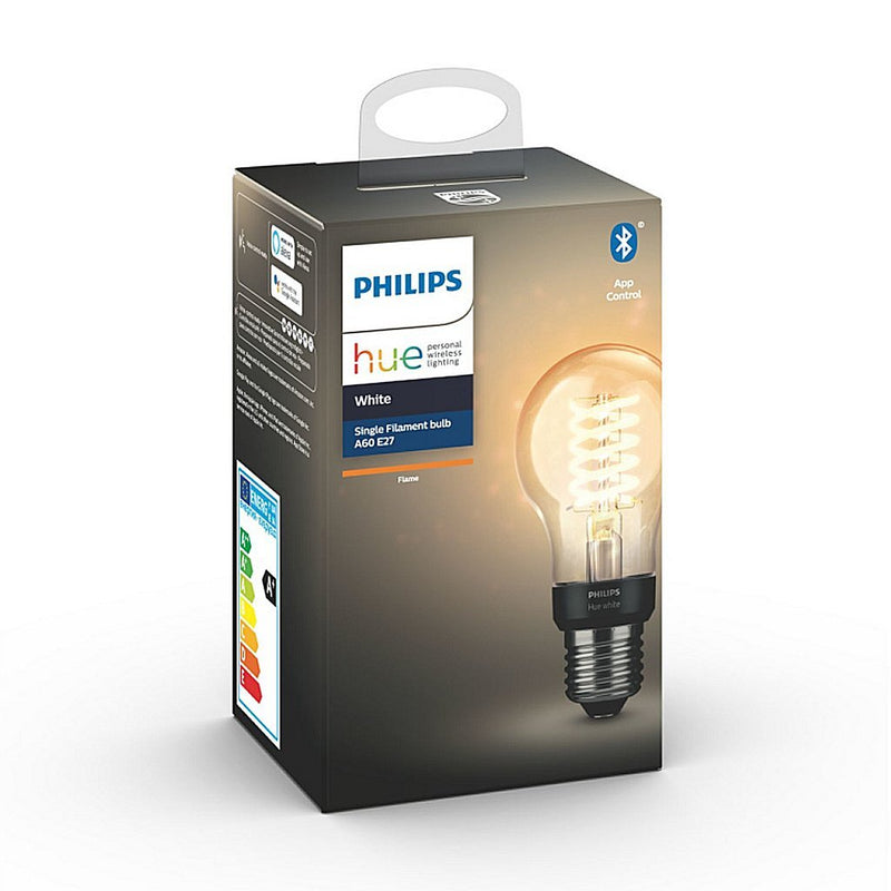Philips HUE Dimbare LED Lamp met Zichtbare Gloeidraad A60 E27