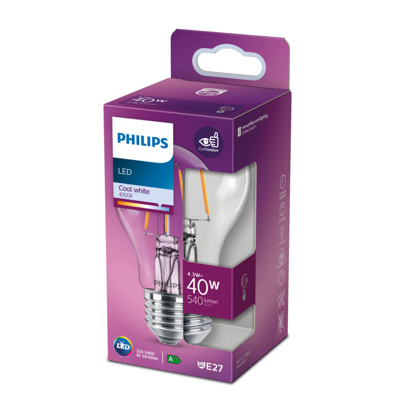 Philips LED Classic Lamp 40W E27 Warm Wit