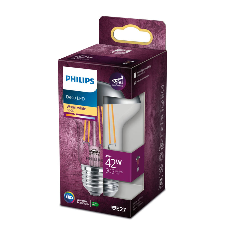 Philips LED Reflector 42W E27 Warm Wit