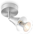 Vaya - led opbouwspot -  Ø9cm - mat staal