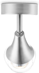 Vaya - led opbouwspot -  Ø9cm - mat staal