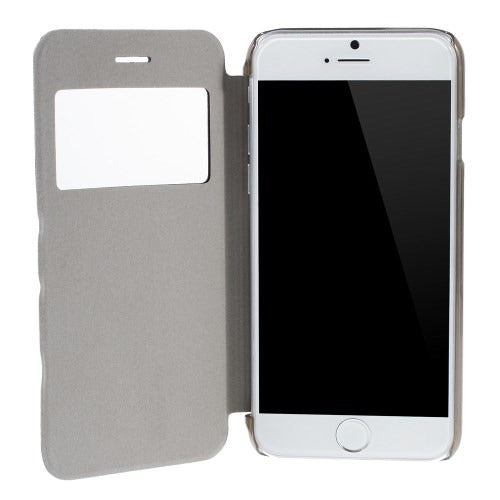 MW Book Case Window View Grijs voor Apple iPhone 6