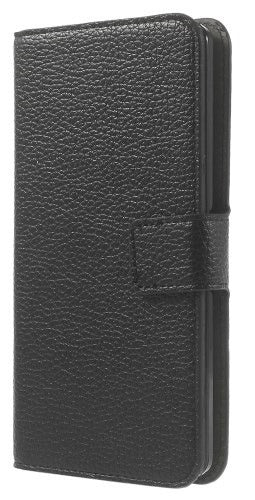MW Wallet Book Case Lychee Zwart voor LG G3