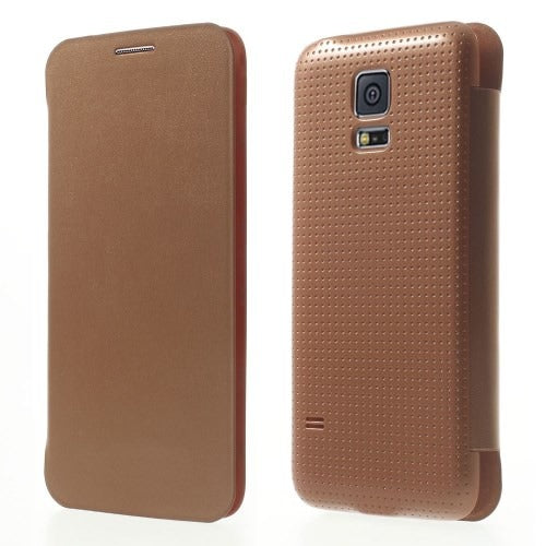 MW Book Case met Battery Cover Rose Goud voor Samsung Galaxy S5 Mini