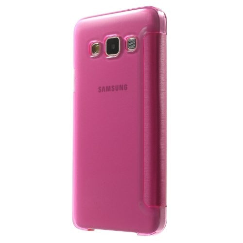 MW Book Case Window View Rose voor Samsung Galaxy A3