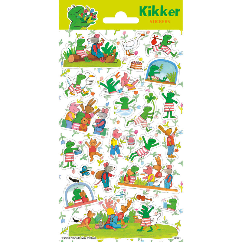 Kikker en Vriendjes Stickers