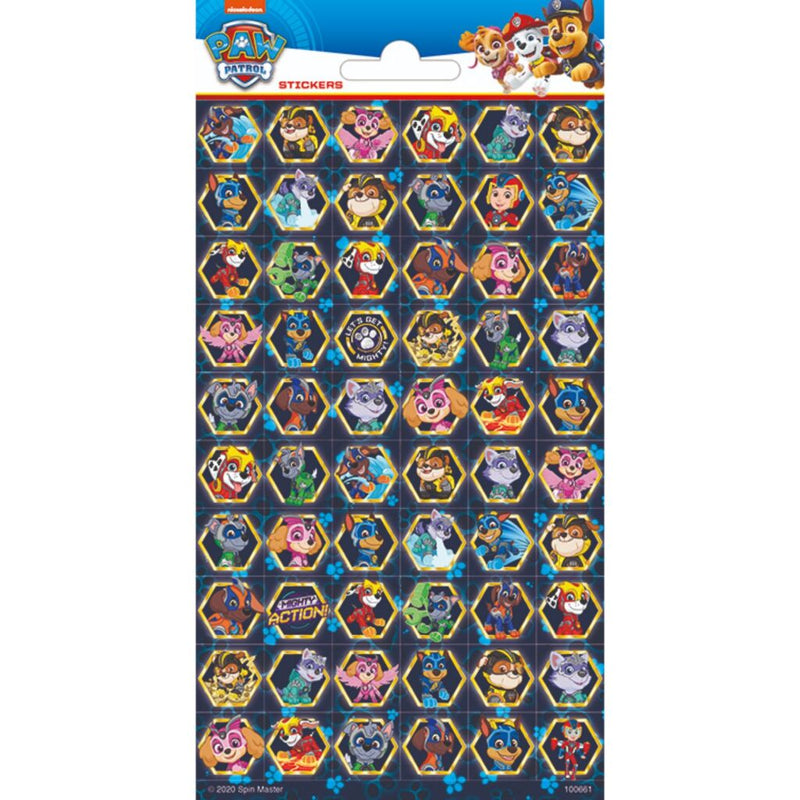 Paw Patrol Mighty Pups Stickers