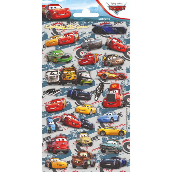 Totum Twinkle Stickers Glitter Sheet Cars