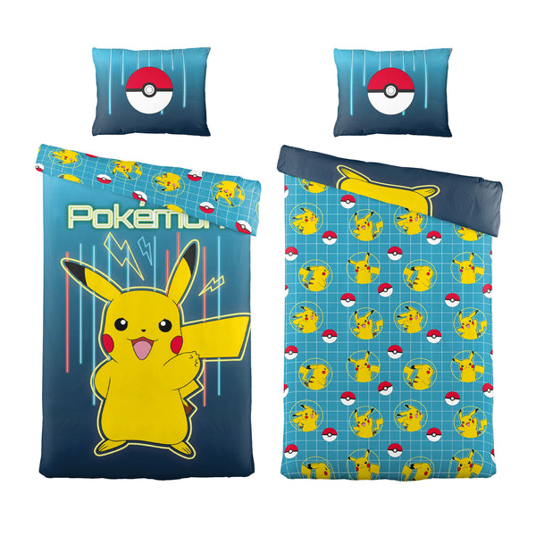 Pokemon Pikachu Dekbedovertrek, 140x200cm