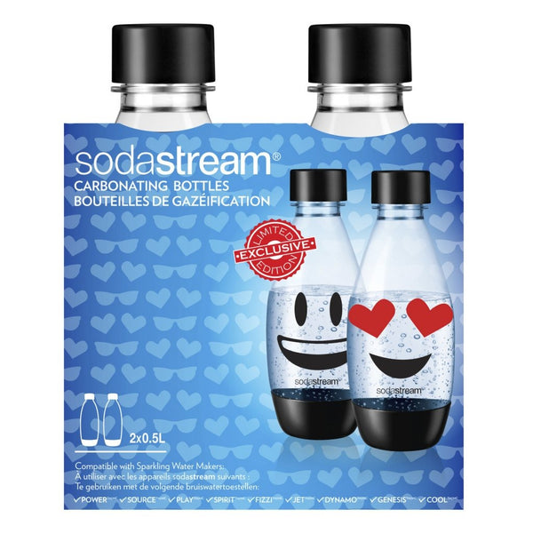 Sodastream Herbruikbare Flessen Emoji 0.5L 2 Stuks