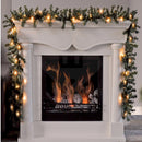 Guirlande met 30 LED - warm wit - 2.70 meter - met timer - op batterij