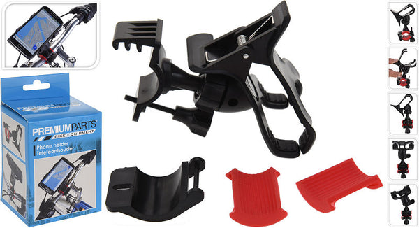 Telefoonhouder voor de Fiets Zwart/Rood