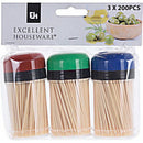 Excellent Houseware Cocktailprikkers 3x200 Stuks