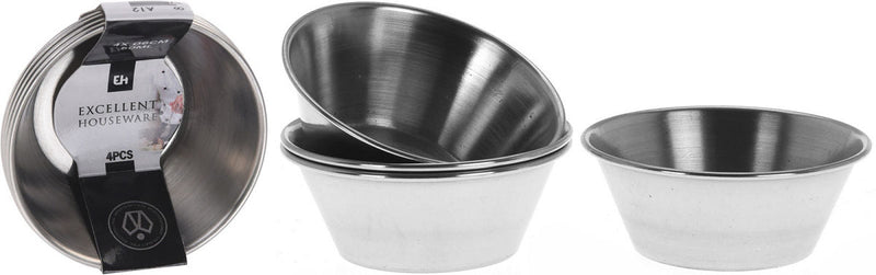 EH Theezakjeshouder 4 delig rvs Dia60xH25mm