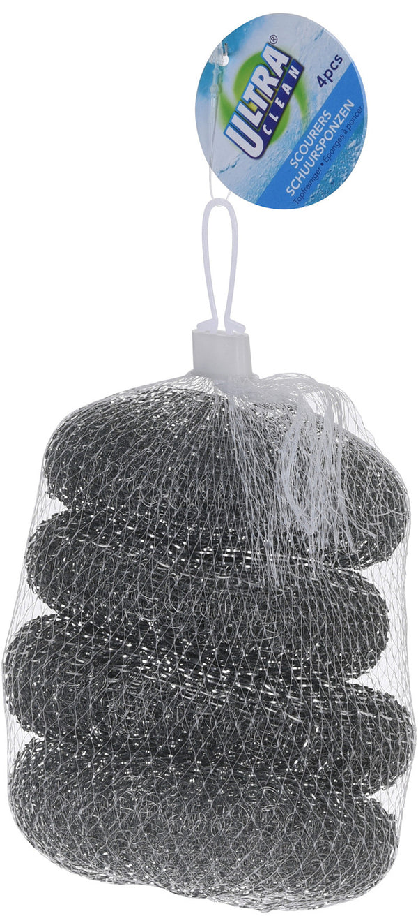 Ultra Clean schuursponsjes 25gr set 4 stuks