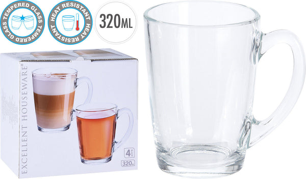 EH Theeglas set 4 stuks