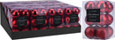 Kerstbal Onbreekbaar 6.00cm 12 stuks - Rood