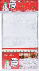 Kleur je eigen Tafelkleed Kerst