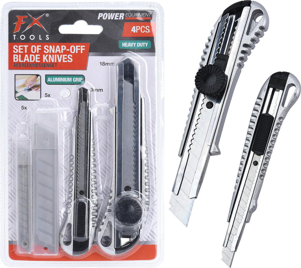 FX Tools Afbreek messenset 4-delig aluminium